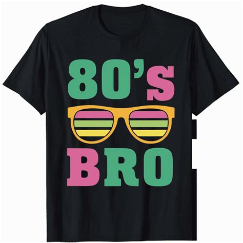 Neon I Love 80s Tee Shirt Vintage Pop Culture