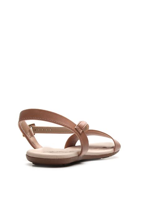 Sandália Rasteira Modare Tiras Nude Compre Agora Dafiti Brasil