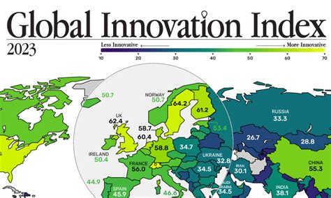 Ranked: The Most Innovative Countries in 2023