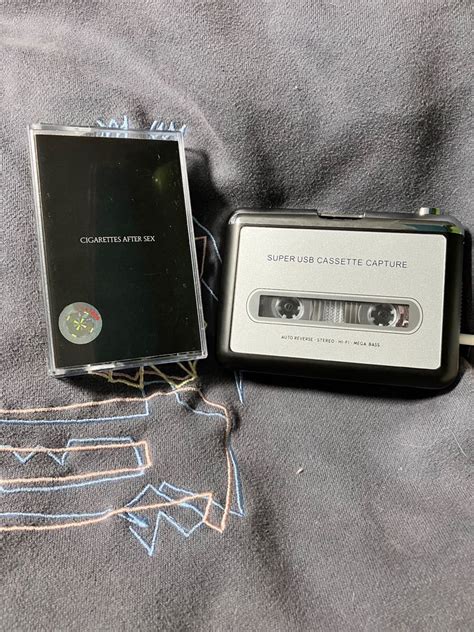 Casette Player With Cigarettes After Sex Casette Tape Audio Portable Music Players On Carousell