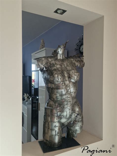 Industrial Metal Art Life Size Torso Sculpture Female Bust Large Woman Model Statue Nude