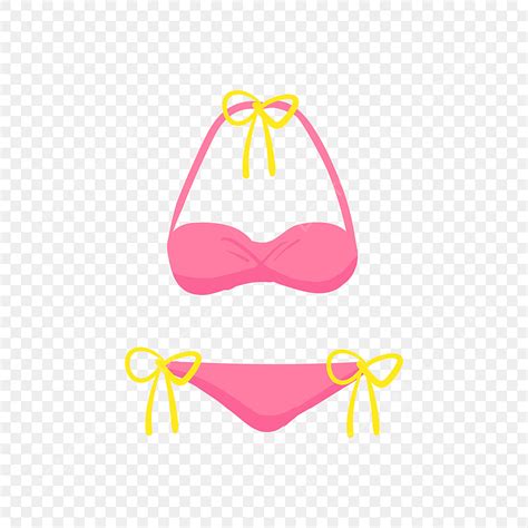 Bikini Mujer Ilustraci N De Bikini Rosa Traje De Ba O De Las Se Oras Bikini De Dibujos Animados