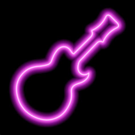 Black And Pink Guitar Wallpaper