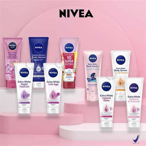 Jual Nivea Body Serum Extra White 180ml Series Shopee Indonesia