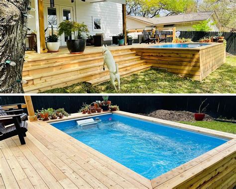 Above Ground Pool Deck Plans | Small Pool Deck Plans