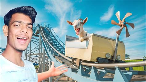 GOAT IN ROLLERCOASTER ENJOYING RIDE | GOAT SIMULATOR : REMASTERED ...