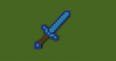 Diamond Sword By Kittydraw On Deviantart