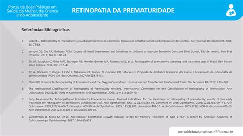 Retinopatia Da Prematuridade Ppt