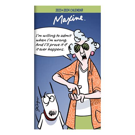 Buy Tf Publishing Maxine Small Monthly Pocket Daily Planner 2023 2024