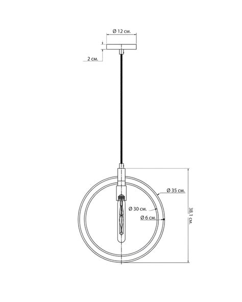 Золотой подвесной светильник "Бекки" • Louvre Home