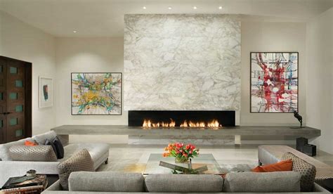 White Marble Tile Fireplace Heart And Around Design Arad Branding