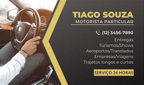 Cartão De Visita Motorista
