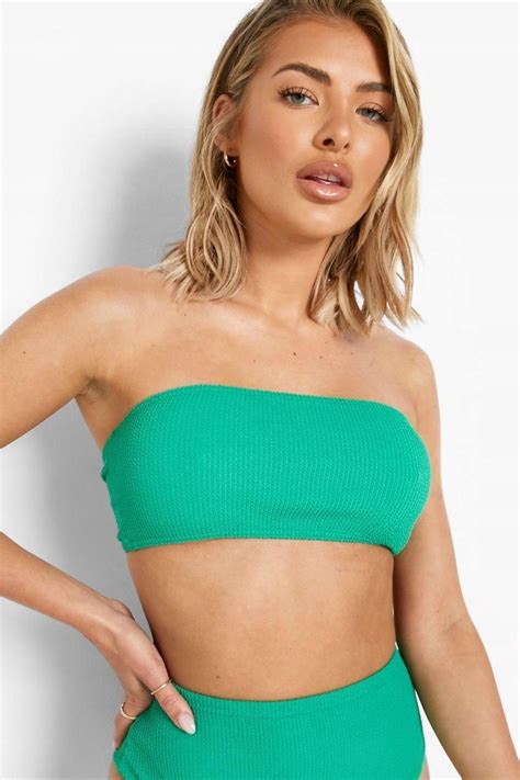 Dół od bikini z wysokim stanem zielony Ceny i opinie Ceneo pl