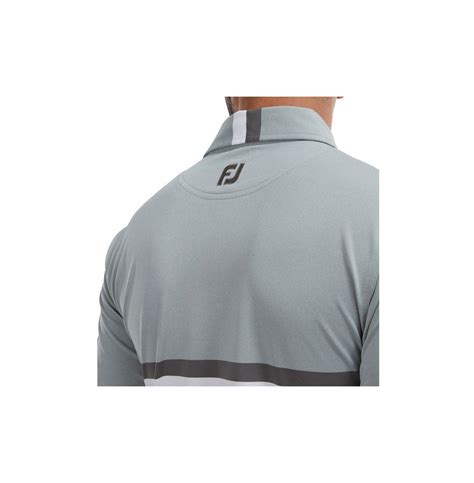 Footjoy Mens Double Chest Band Pique Polo Shirt Golfonline