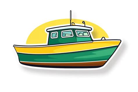 Premium Vector Small Tourist Excursion Boat Motor Boat For 5261761