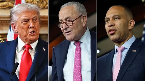 Trump to meet with Schumer and Jeffries as government shutdown looms ...
