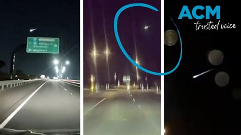 A mysterious green light seen falling over Melbourne's sky | The Border ...