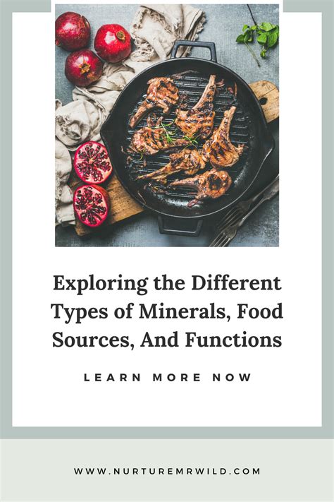 Minerals And Their Functions