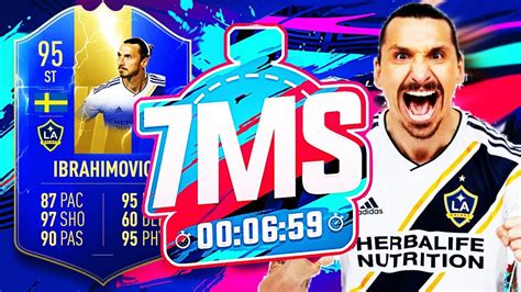 95 RATED TOTS IBRAHIMOVIC 7 MINUTE SQUAD BUILDER FIFA 19 ULTIMATE