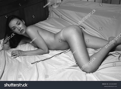 Portrait Nude Woman Bed Model Posing Stock Photo Shutterstock