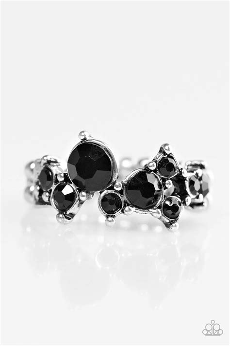 Paparazzi Ring ~ Get Your Glitter On Black Paparazzi Jewelry Online Store