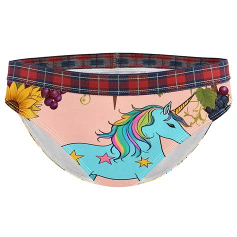 Brief Underwear Bikini Panties For Women Bikini Underwear Xl Sunflower Cartoon Unicorn Walmart