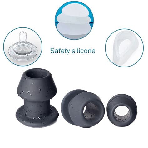 Huge Hollow Anal Plug Silicone Male Prostate Massage Vaginal Dilator Speculum Large Butt Plug