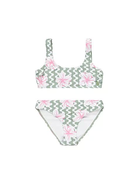 ROXY Mädchen Bikini Party Waves Bralette Set bunt
