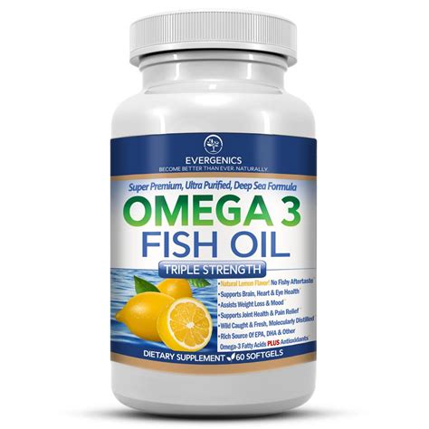 Super Premium Omega 3 Fish Oil | Evergenics Health and Personal Care