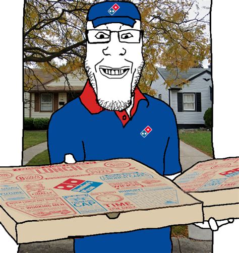 Soybooru Post Arm Closed Mouth Clothes Dominos Pizza Glasses