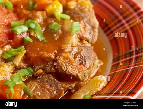 Ossobuco Italiano Country Cuisine Milanese Specialty Of Cross Cut