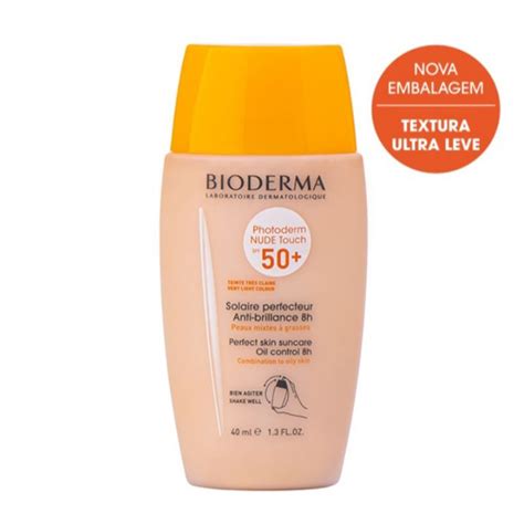 Protetor Solar Bioderma Photoderm Nude Touch Fps Cor Claro Ml Shopee Brasil