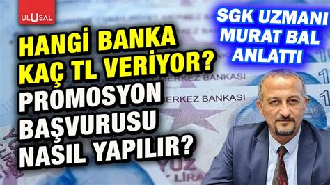 Emekli Promosyon Ba Vurusu Nas L Yap L R Hangi Banka Ne Kadar