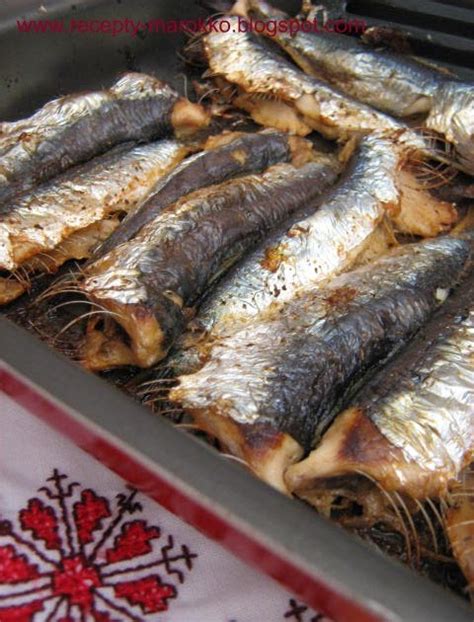 Марокканская кухня: Сардины,запеченые в духовке