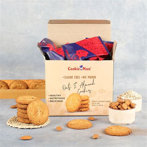sugar  oats almond cookies  cookieman