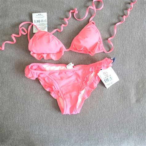 Hot Kiss Swim Bnwt Hot Kiss Bikini Separates Sz S Topsz M Bottom Pink Poshmark
