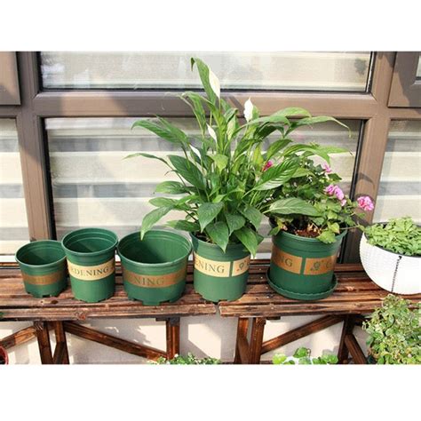 1 Gallon Flower Pots Plant Nursery Pots Plastic Pots Creative Gallons