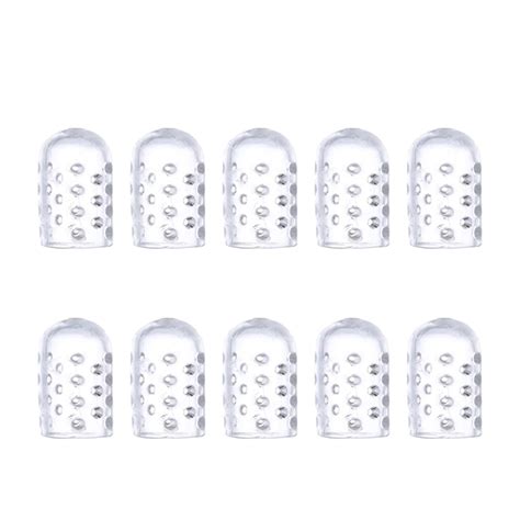 Grofry 10/30/50 Pcs Silicone Toe Protector Set Breathable Gel Toe