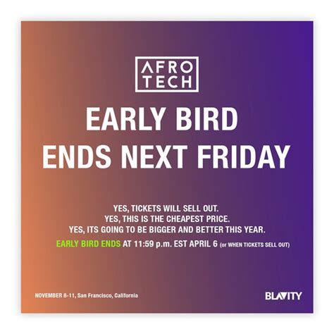 Unlock Exclusive Perks with Early Bird Ticket Sales and Discounts