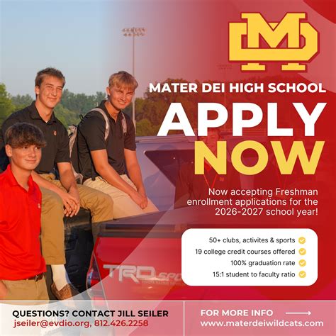 Mater Dei High School Evansville - Enter to Learn, Go Forth to Serve