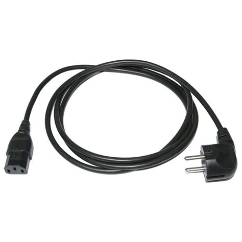 C13 Schuko IEC Kabel 2m - schalltrichter.com