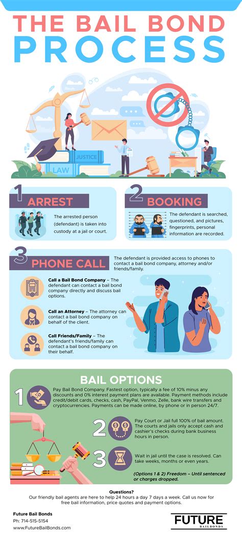 The Bail Bond Process Infographic
