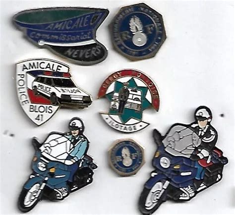 LOT DE 7 Pin S Gendarmerie Police EUR 3 60 PicClick FR