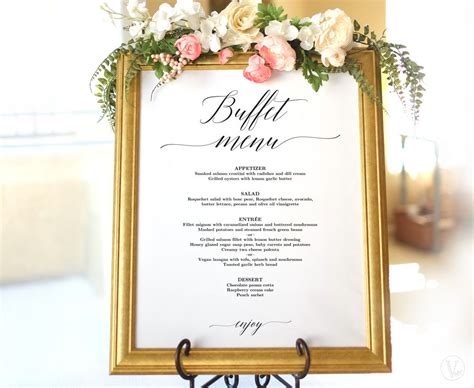 Printable Wedding Menu Designs - 37+ Examples, Word, Pages, Photoshop, Tips