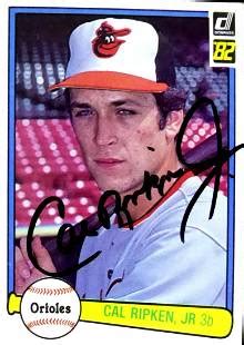 Cal Ripken Jr And Lou Gehrig Card