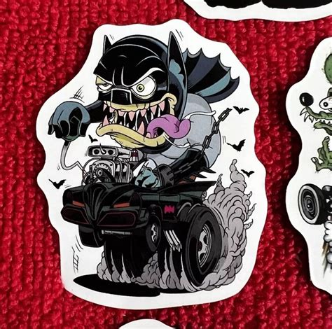 Rat Fink Mouse Ed Big Daddy Roth Hot Rod Art Vinyl Decal Sticker Car Truck EBay