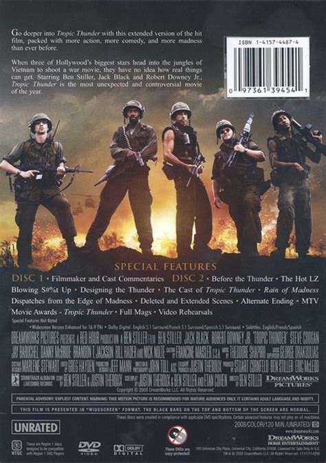 Tropic Thunder: Unrated Director's Cut (DVD 2008) | DVD Empire