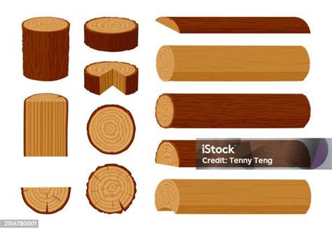 log kayu kartun papan kayu bertumpuk  kayu bakar batang pohon papan