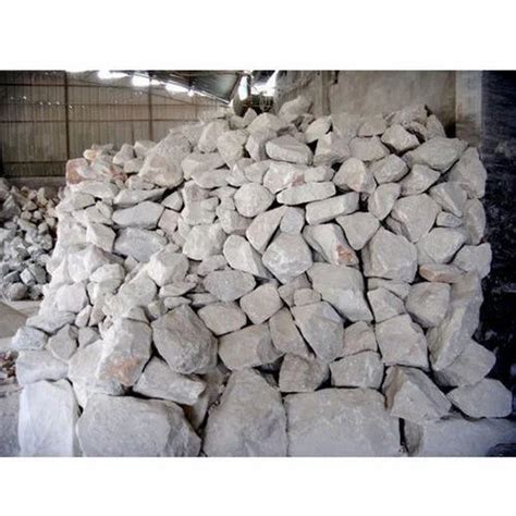 Unpolished White Limestone Lumps Grade Industrial Grade At Rs