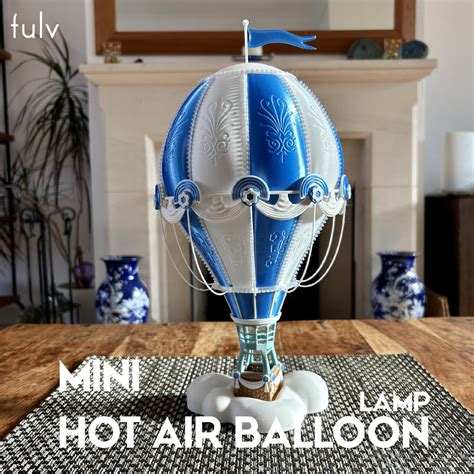 MINI Hot Air Balloon Lamp 3D File For 3D PrintingCults